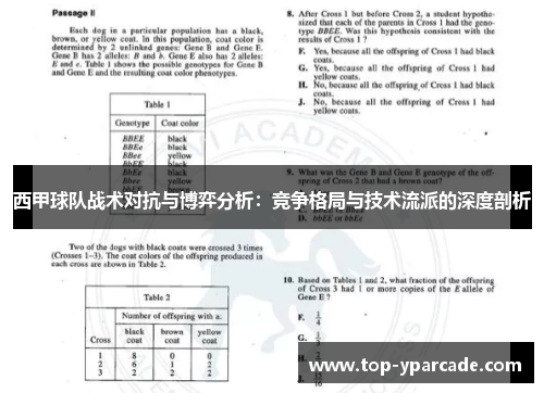 西甲球队战术对抗与博弈分析:竞争格局与技术流派的深度剖析 西甲球队战术对抗与博弈分析:竞争格局与技术流派的深度剖析